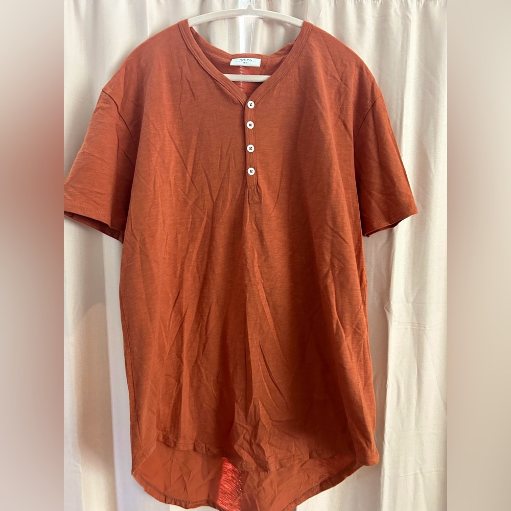 Orange shirt by W.E.I.V